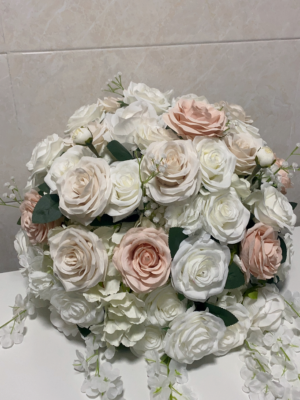 ScreenShot_2026-09-18_180349_625 White Blush Pink Cascading Table Centerpiece Flower, 50cm Diameter Artificial Wedding Table Decor, Base Not Included